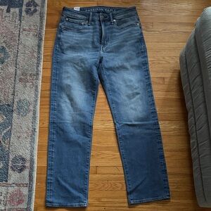 American Eagle Outfitters Men's Classic Blue Straight Jeans